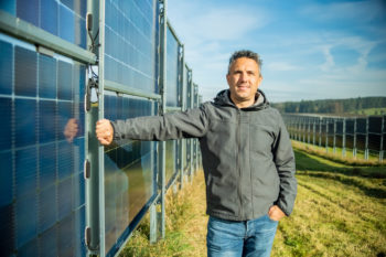 Next2Sun Photovoltaikanlage mit bifacialen Solarmodulen
